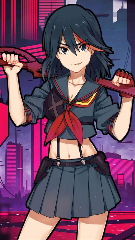 Wallpaper : Kill la Kill, anime girls, Matoi Ryuuko, sword 1080x1920 - Honkinsoon - 1944513 - HD ...