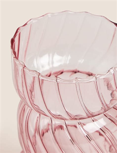 Buy Medium Ridged Vase at Marks & Spencer