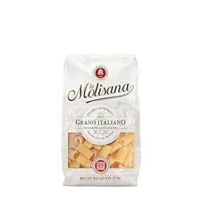 La Molisana Mezzi Rigatoni N°32 Durum Wheat Semolina Pasta, 17.64 oz ...