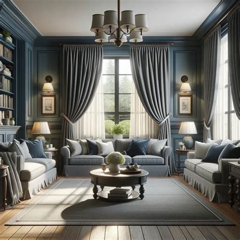 19 Curtain Colors to Flawlessly Enhance Blue Walls