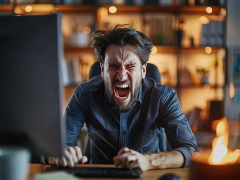 Image result for Someone Raging at the Computer
