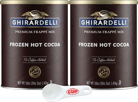 Amazon.com: Ghirardelli Frozen Hot Cocoa Premium Frappe Mix, 3.12 lb ...