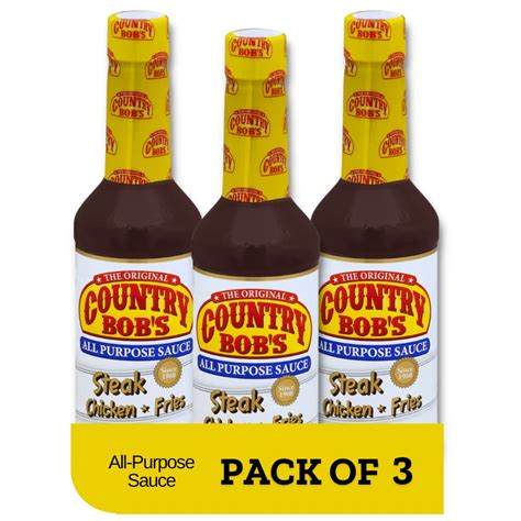 Country Bob's All Purpose Sauce, 13 Ounce India | Ubuy