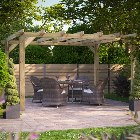 Oren 14' x 12' Tensioned Lumber Pavilion - Which Shed?