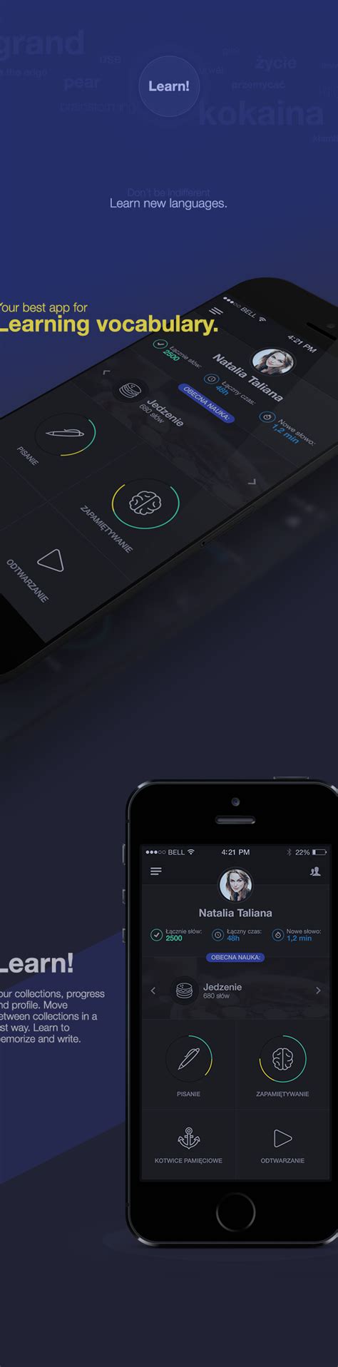 Vocabulary App 的图像结果