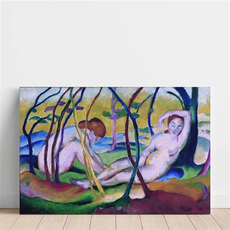 Art print painting | Nudes under the trees - Franz Marc – Artem Legrand