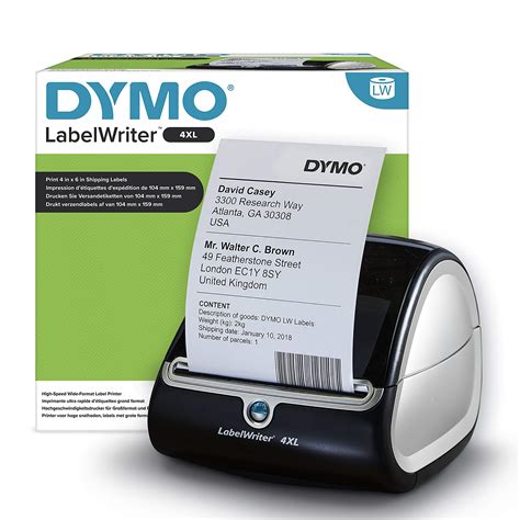 Buy DYMO LabelWriter 4XL Label Maker | Heavy-Duty High-Speed Label ...