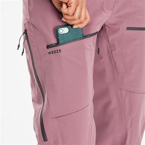 Women’s Warm and Waterproof Ski Pants, FR 500 - Sweet pink - Wedze ...