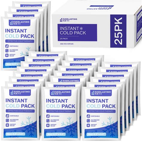 25 Pack Instant Cold Packs Instant Ice Packs For Injuries | Desertcart INDIA