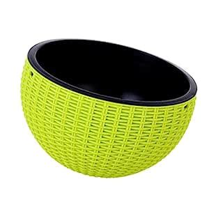 ADITYA Plastic Hanging Flower Pot Planter Basket for Plant Holder+Chain ...