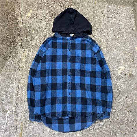 90s PERMIT flannel shirt parka | What’z up