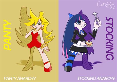 How To Draw Panty And Stocking Style