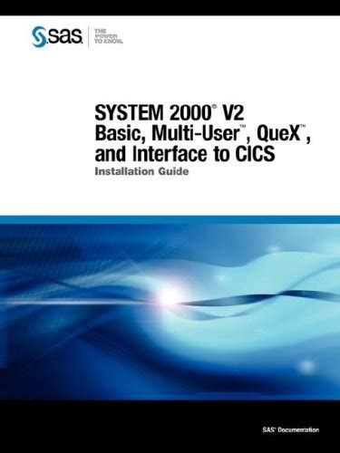 Buy SYSTEM 2000(R) V2 Basic, Multi-User(TM), QueX(TM), and Interface to ...