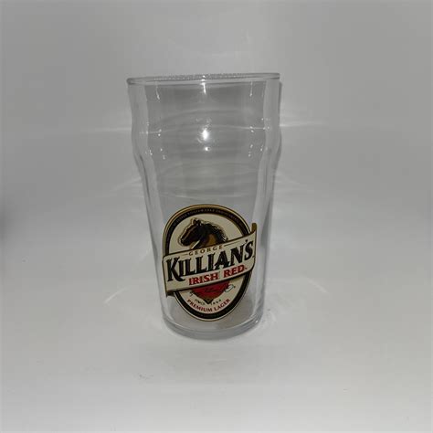 George Killians Pint Beer Glass Irish Red Premium Lager Slainte Cheers ...