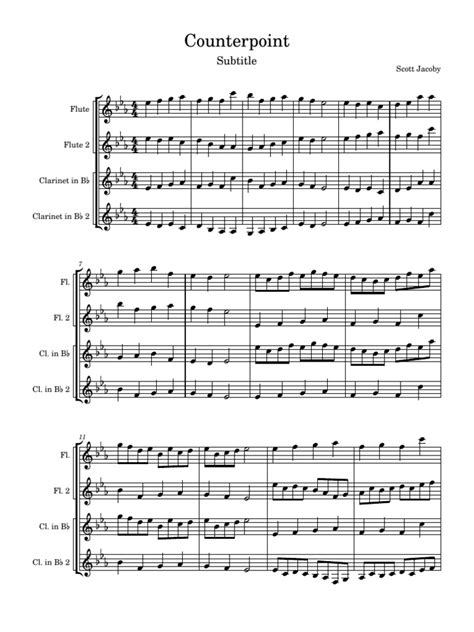 Image result for CounterPoint Music How to Compose