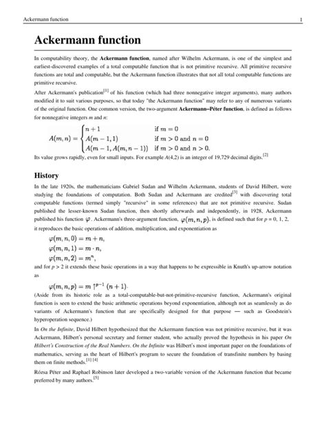Ackermann Function Values 的图像结果