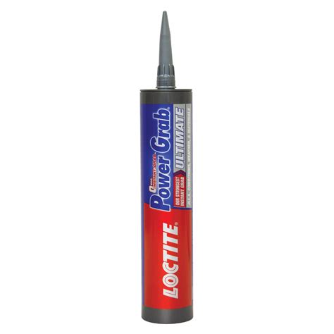 Loctite Power Grab Construction Adhesive Ultimate, Pack of 1, White 9 ...