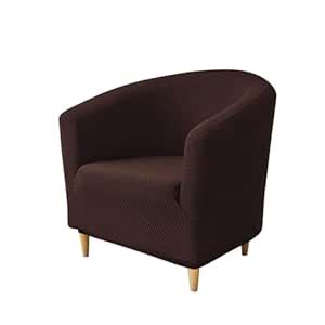 HOKIPO Premium Jacquard Stretchable Club Chair Cover Slipcover ...