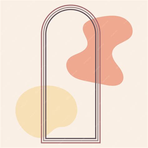 Premium Vector | Vector aesthetic background minimalist design