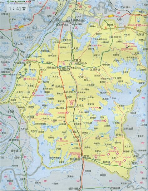 武汉江夏区地图,江夏区最新规划图2035 - 伤感说说吧