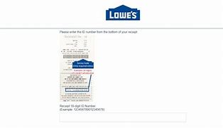 Image result for Lowes.com Survey