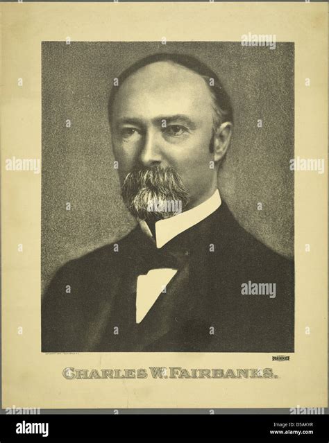 Charles W. Fairbanks Stock Photo - Alamy