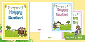 10 Easter Card Craft Ideas - Twinkl