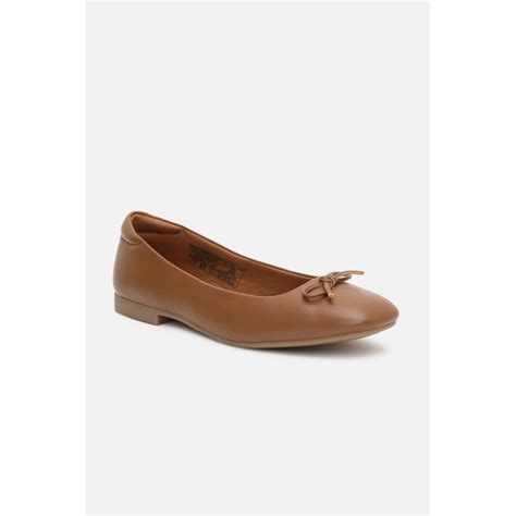 Buy Van Heusen Women Brown Ballerinas Online