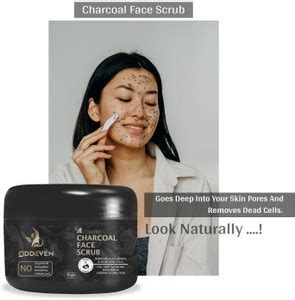 VITRACOS Charcoal Face & Body Scrub | Activated Charcoal | Deep ...