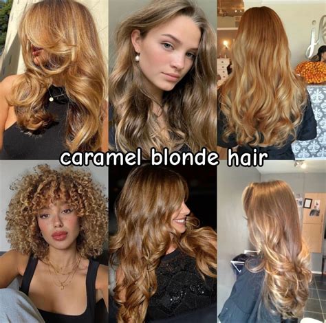 Pin by 🪩 on beauty | Caramel blonde hair, Hair color, Brown hair