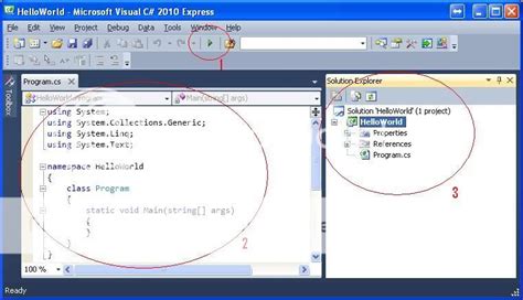 Image result for C# HelloWorld Example