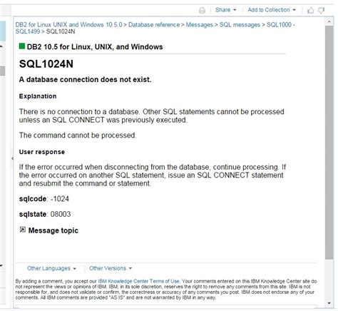 Image result for DB2 SQL Error