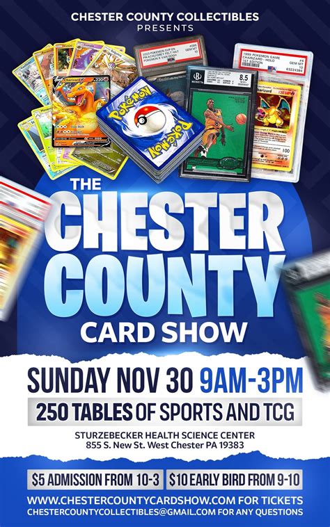 The Chester County Card Show, Sturzebecker Health Science Center - West ...