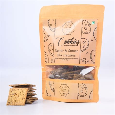 Pita Crackers with Zaatar & Sumac