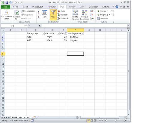 Excel Filtering Tables 的图像结果