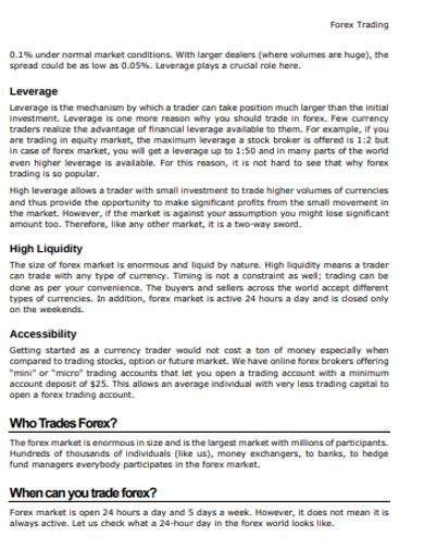 Image result for Forex Example