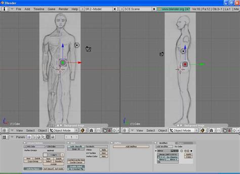 Blender Basic Model Tutorial Human 的图像结果