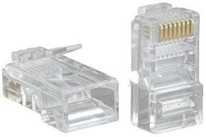 Dlink RJ45 Connector Module Plugs - Pack of 10 Pcs. Network Interface ...