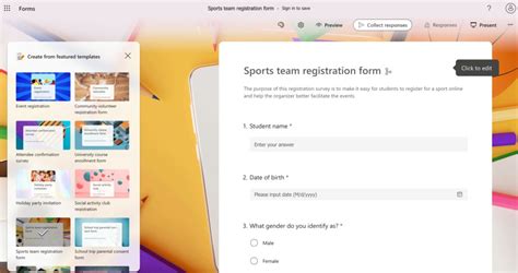 Attendee Registration Using Microsoft Forms 的图像结果