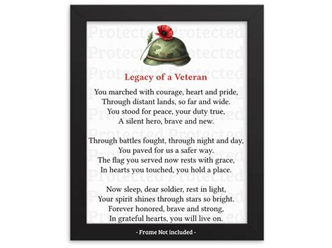 Veterans Day Poems And Tributes | FREE Printable