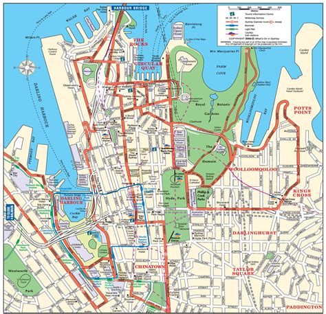 Map of sydney - Sydney map city (Australia)