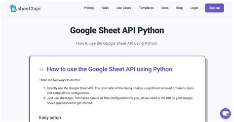Image result for Google Sheet API Python