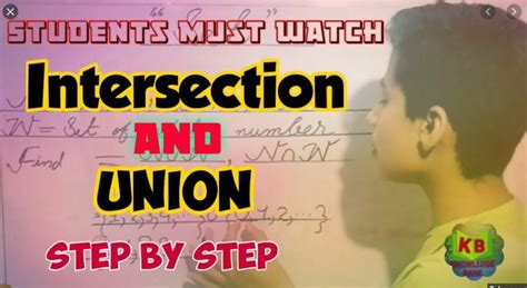 Image result for Union vs Intersection Math