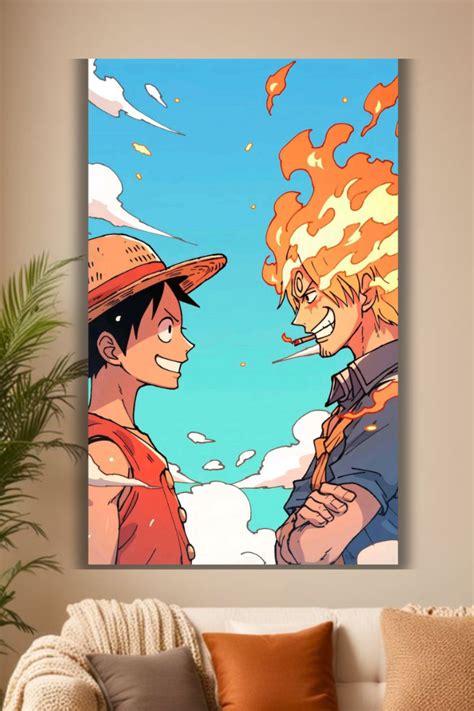 "Straw Hat Bliss: Anime-Inspired poster" – Luxen Art Gallery