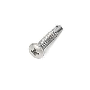 One-Hundred Pieces 316 Marine Grade Stainless Steel #8 X 3/4" Tek Screw ...