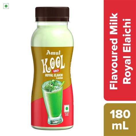 Amul Gold Kool Royal Elaichi Flavoured Milk 180ML – Fetch N Buy