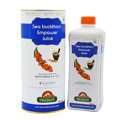 Buy SEA Buckthorn Empower Juice (750 ML) Online at Low Prices in India ...