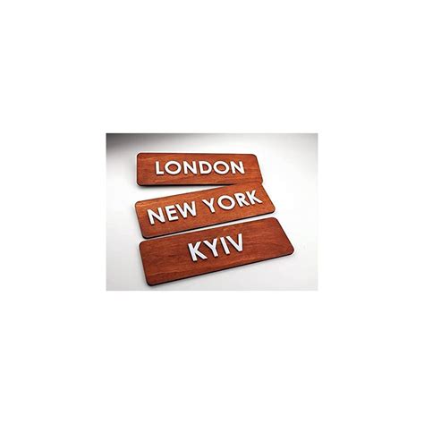 Buy World Clock Signs with Personalized Time Zones, Custom Plates for ...