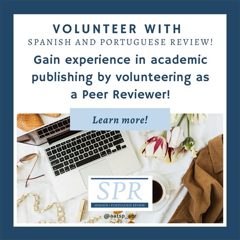 Volunteer with SPR! – Spanish and Portuguese Review