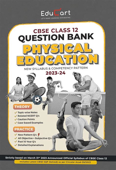 Educart CBSE PHYSICAL EDUCATION Chapterwise Question Bank Class 12 ...
